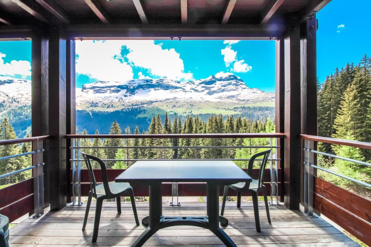 South-facing newly renovated 2-bed apartment Les Terrasses d'Eos Flaine Extérieur photo