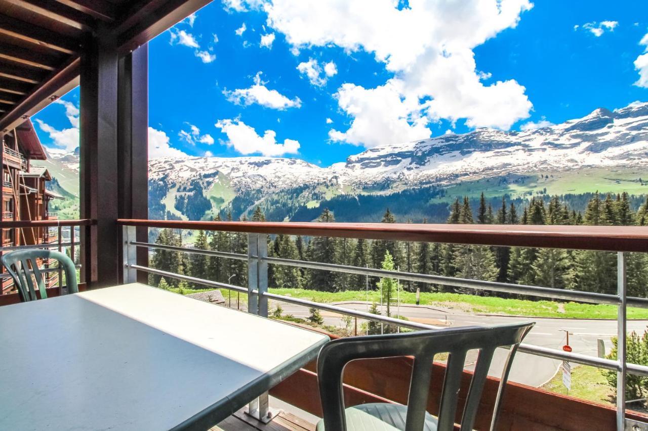 South-facing newly renovated 2-bed apartment Les Terrasses d'Eos Flaine Extérieur photo