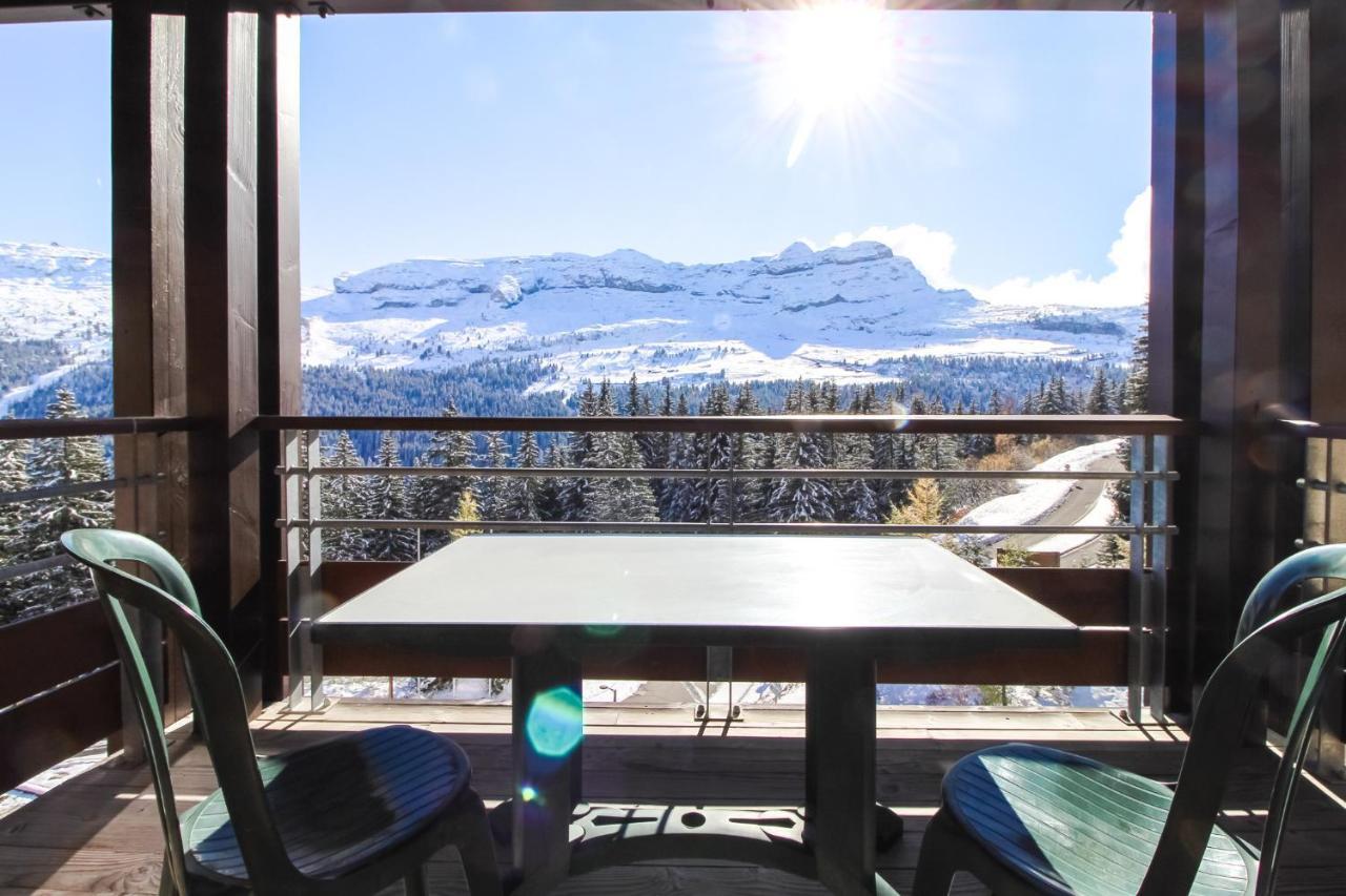 South-facing newly renovated 2-bed apartment Les Terrasses d'Eos Flaine Extérieur photo