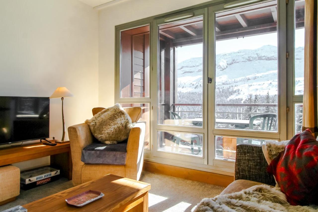 South-facing newly renovated 2-bed apartment Les Terrasses d'Eos Flaine Extérieur photo