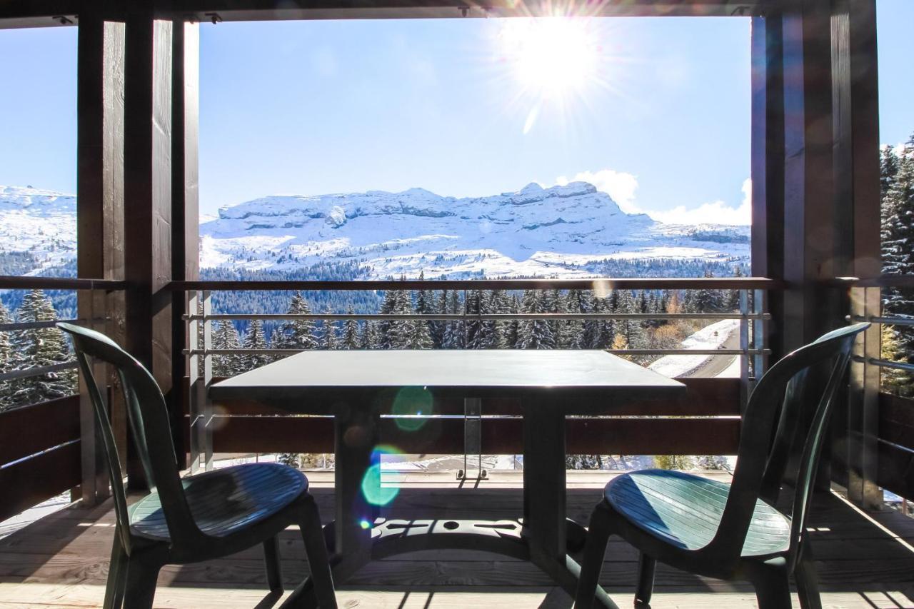 South-facing newly renovated 2-bed apartment Les Terrasses d'Eos Flaine Extérieur photo