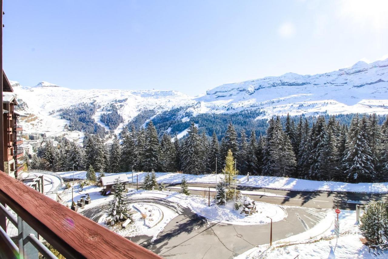 South-facing newly renovated 2-bed apartment Les Terrasses d'Eos Flaine Extérieur photo
