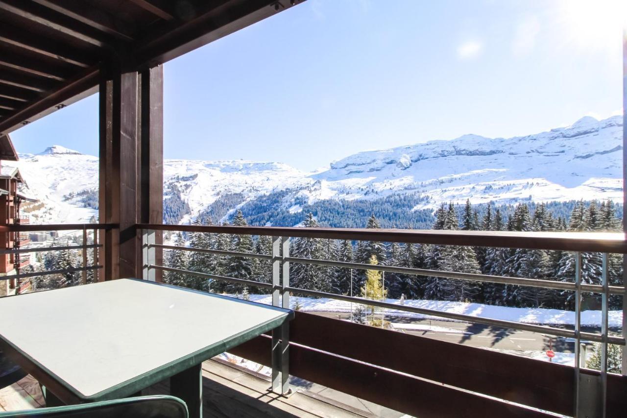 South-facing newly renovated 2-bed apartment Les Terrasses d'Eos Flaine Extérieur photo